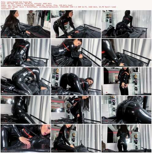 Evilwoman - Latex Vacbed And Tease 1080p - Preview