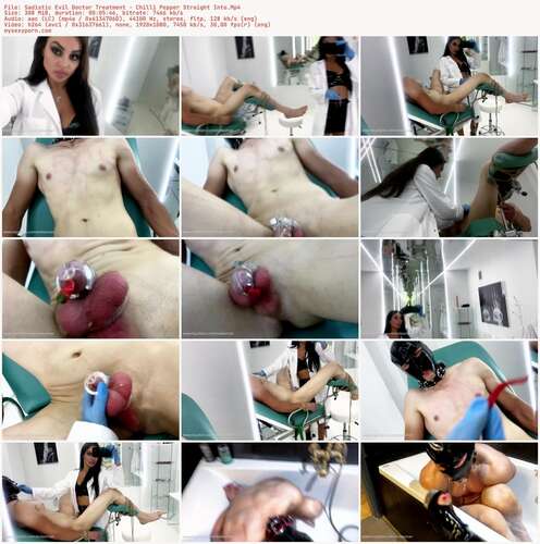 Evilwoman - Sadistic Evil Doctor Treatment - Chilli Pepper Straight Into 1080p - Preview