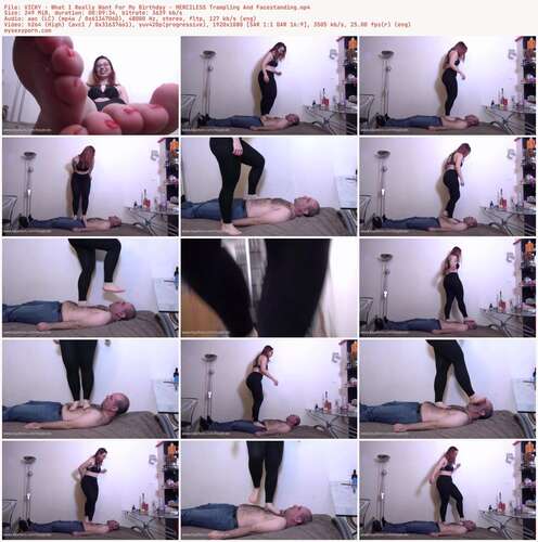 Foxybrats - Vicky - What I Really Want For My Birthday - Merciless Tr&Ling And Facestanding 1080p - Preview