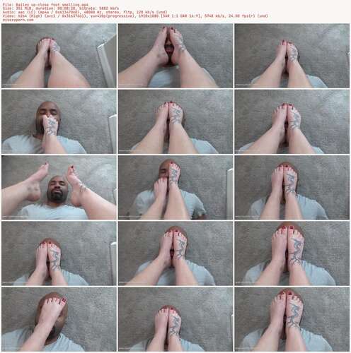 Foc - Bailey Up Close Foot Smelling 1080p - Preview