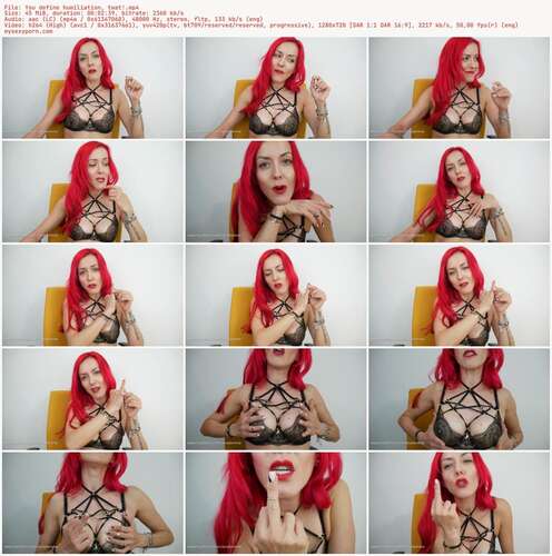 Claradomme - You Define Humiliation, Twat! 720p - Preview