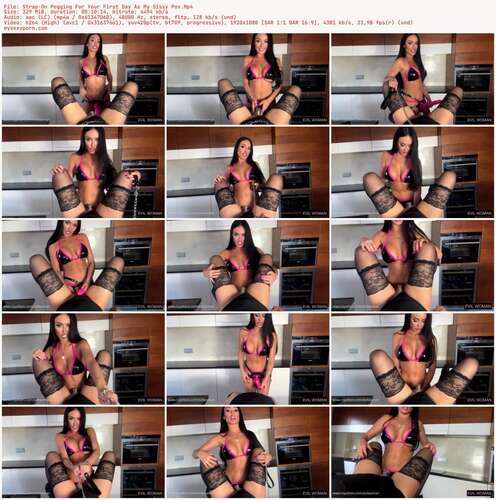 Evilwoman - Strap On Pegging For Your First Day As My Sissy Pov 1080p - Preview