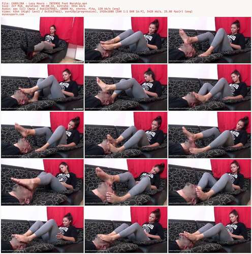 Foxybrats - Carolina - Lazy Hours - Intense Foot Worship 1080p - Preview