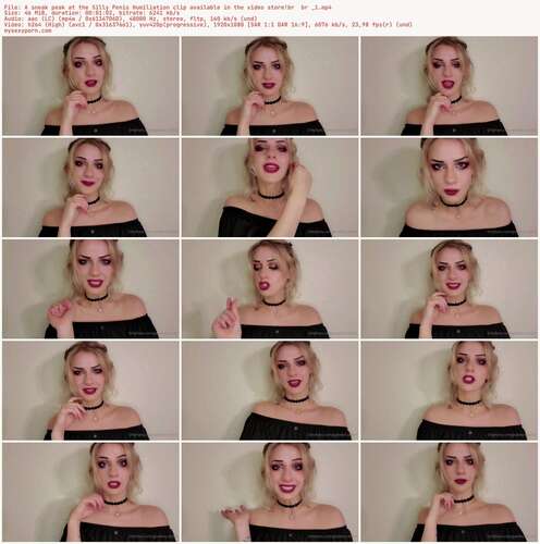 Goddess.Shiloh - A Sneak Peak At The Silly Penis Humiliation Clip Available In The Video Store!Br Br 1 1080p - Preview