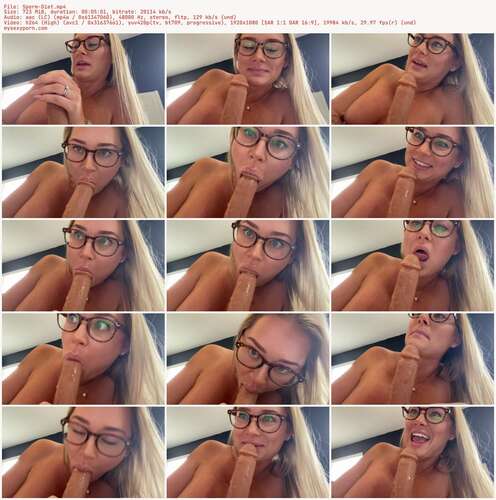 LauranVickers - Sperm Diet 1080p - Preview