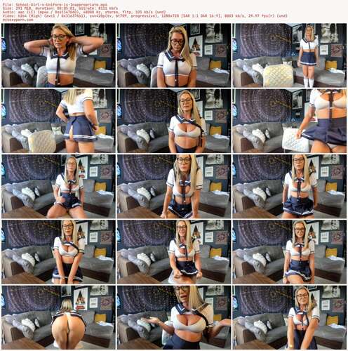 LauranVickers - School Girl s Uniform is Inappropriate 720p - Preview