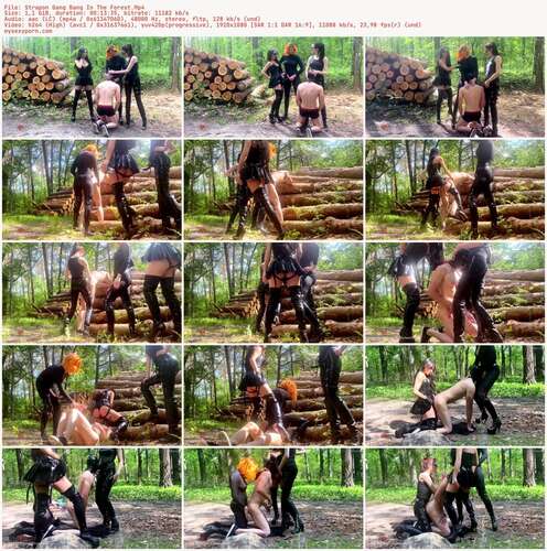 Evilwoman - Strapon Gang Bang In The Forest 1080p - Preview