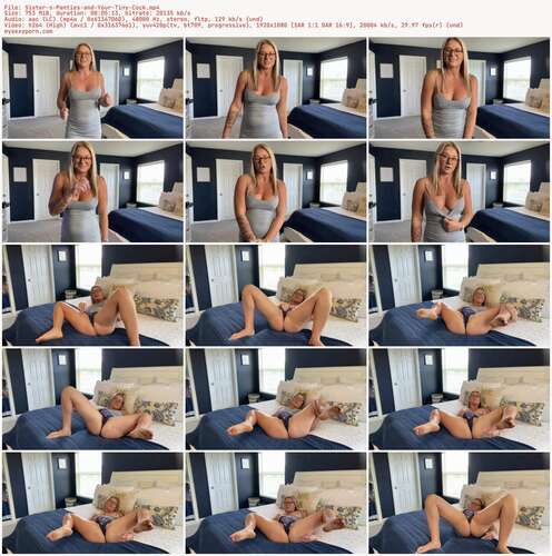 LauranVickers - Sister s Panties and Your Tiny Cock 1080p - Preview