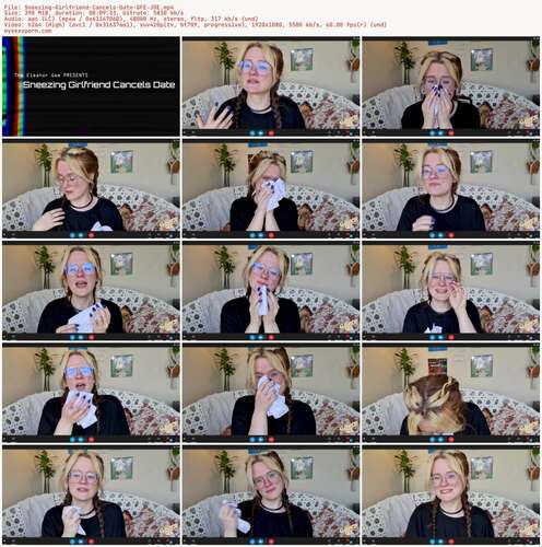 TheEleanorGee - Sneezing Girlfriend Cancels Date GFE JOE 1080p - Preview