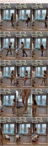 Vicki Kicks - For Each Kick You Can Take Standing, I’Ll Take Off One Piece Of Clothing 1920p - Preview