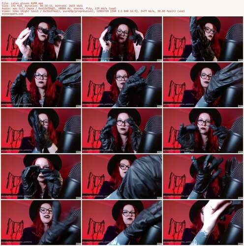 Goddess Amanita - Latex Gloves Asmr 720p - Preview