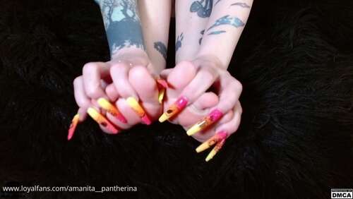 Goddess Amanita – Long Nails And Divine Feet 1080p - Cover