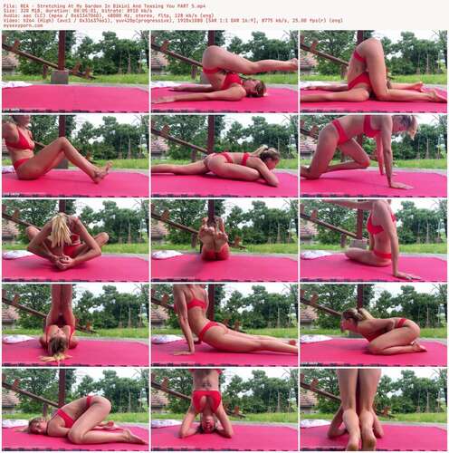 Reagoddess - Rea - Stretching At My Garden In Bikini And Teasing You Part 5 1080p - Preview