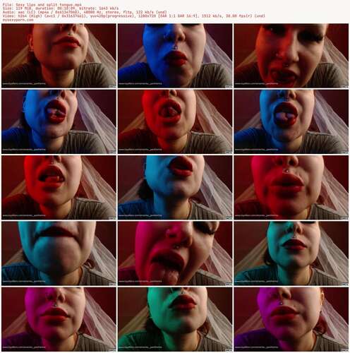 Goddess Amanita - Sexy Lips And Split Tongue 720p - Preview