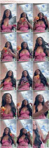 Rosethemistress - Ebony Goddess Mukbang - Humiliation 1080p - Preview