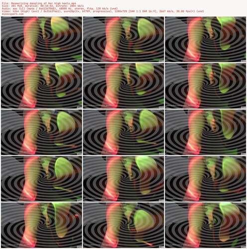 Goddess Amanita - Mesmerizing Dangling Of Her High Heels 720p - Preview