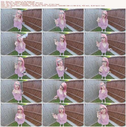 Jimmydraws - Chloe Toy - Smoking In The Garden 1080p - Preview