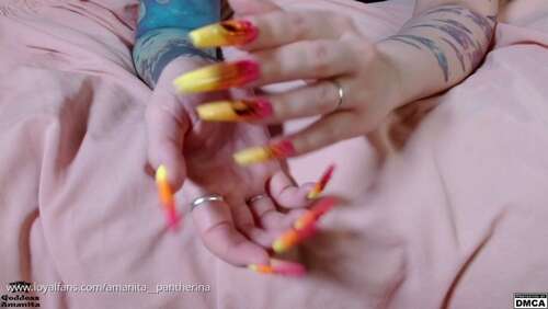 Goddess Amanita - Hands Mesmerizing - Worship My New Tropical Nails 720p - Cover