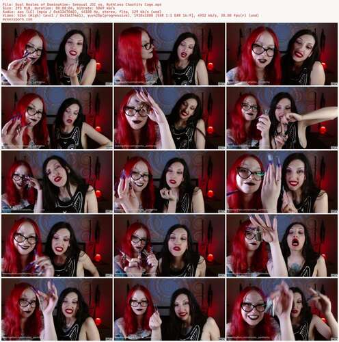 Goddess Amanita - Dual Realms Of Domination - Sensual Joi Vs. Ruthless Chastity Cage 1080p - Preview