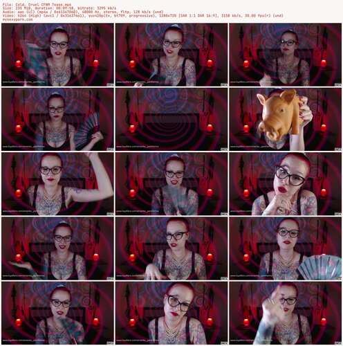 Goddess Amanita - Cold, Cruel Cfnm Tease 720p - Preview