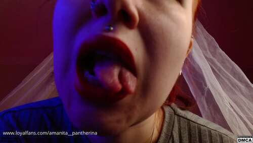 Goddess Amanita – Sexy Lips And Split Tongue 720p - Cover