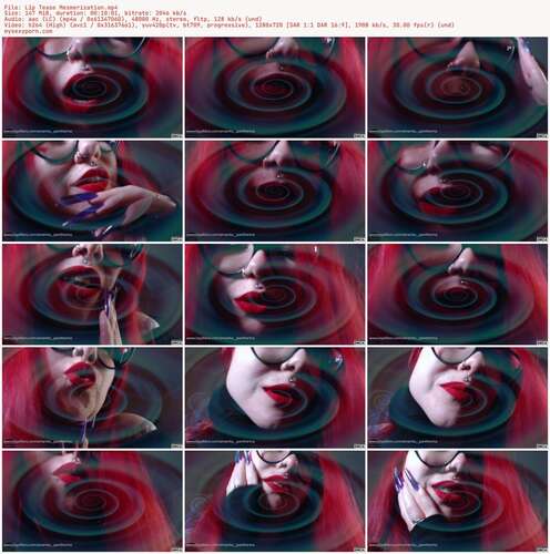 Goddess Amanita - Lip Tease Mesmerization 720p - Preview