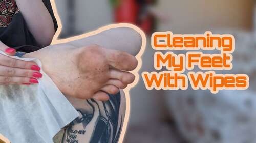 TheEleanorGee - Cleaning My Feet With Wipes 1080p - Cover