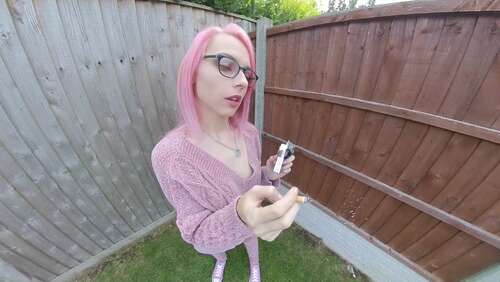 Jimmydraws – Chloe Toy – Smoking In The Garden 1080p - Cover