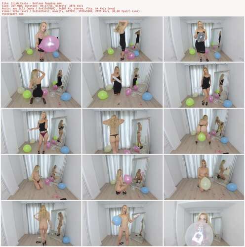 Jimmydraws - Irish Essie - Balloon Popping 1080p - Preview