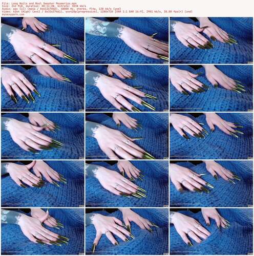 Goddess Amanita - Long Nails And Wool Sweater Mesmerize 720p - Preview