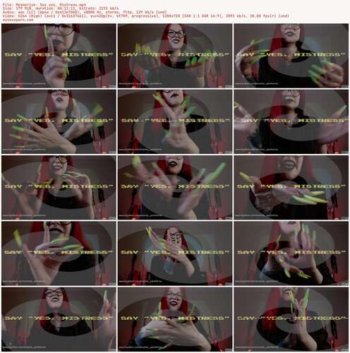 Goddess Amanita - Mesmerize - Say Yes, Mistress 720p - Preview