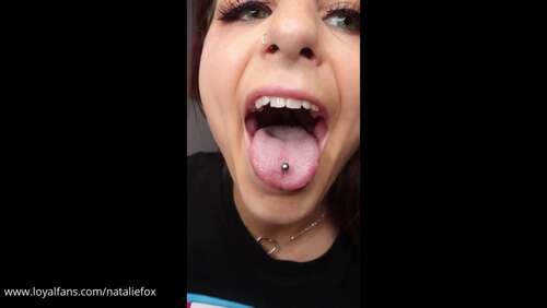 Natalie Fox - My New Tongue Ring 1080p - Cover