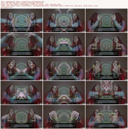 Goddess Amanita - Doppelganger Dance - Mesmerizing Kaleidoscope 1080p - Preview