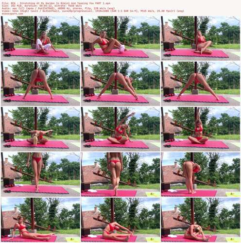 Reagoddess - Rea - Stretching At My Garden In Bikini And Teasing You Part 1 1080p - Preview