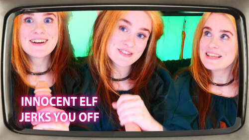 TheEleanorGee - Innocent Elf Jerks You Off 2160p - Cover