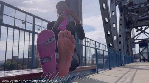 Your Highness Of Pfdc – Public Sock Removal On The Bridge 590p - Cover