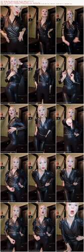 Lady Naomi Rouge - Worship Now, Wank And Stroke For The Leather Mistress 1080p - Preview