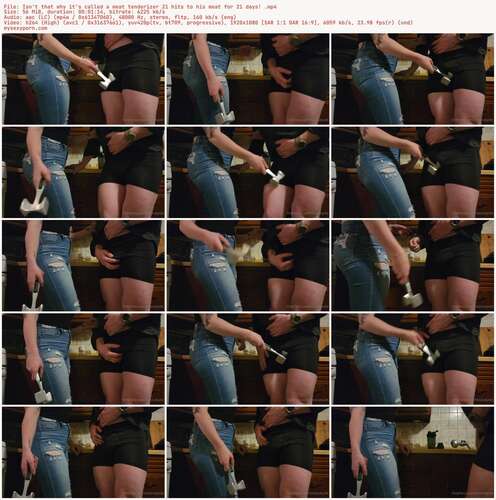 Missrubycbt - Isn'T That Why It'S Called A Meat Tenderizer 21 Hits To His Meat For 21 Days! 1080p - Preview