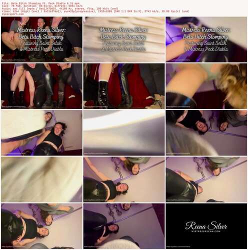 Mistress Reena Silver - Beta Bitch Stomping Ft. Peck Diabla & St 1080p - Preview