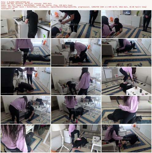 Mistress Ayliz - 2 Slaves Humiliation 720p - Preview