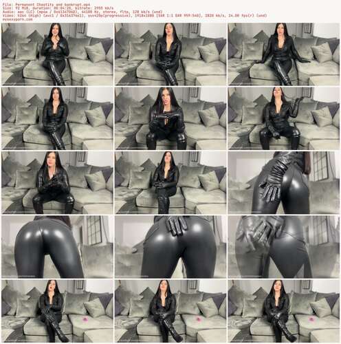 Mistress Leia - Permanent Chastity And Bankrupt 1080p - Preview