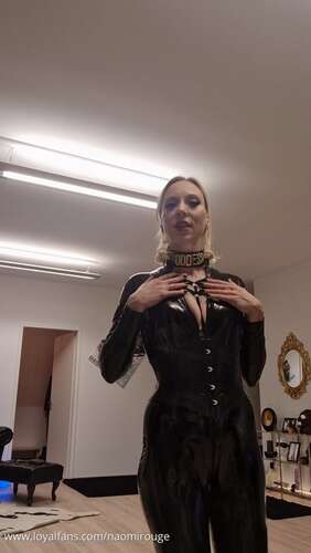 Lady Naomi Rouge - Tight And Shiny. Open Your Mouth And Enjoy My Spit 1080p - Cover