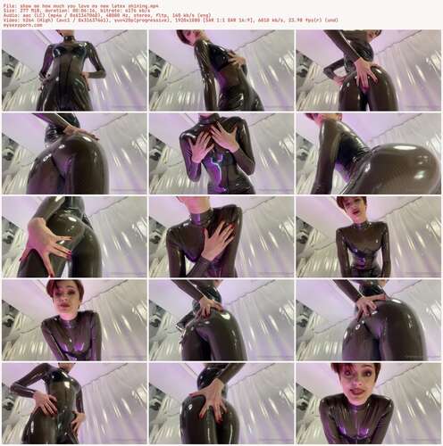 Lady Perse - Show Me How Much You Love My New Latex Shining 1080p - Preview