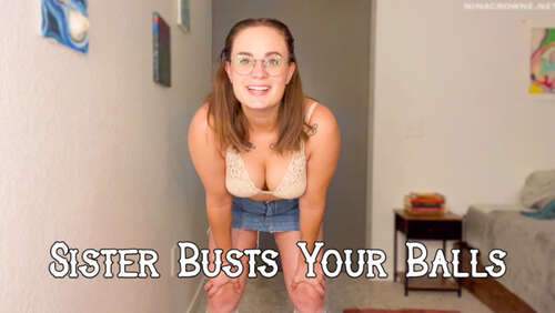 Nina Crowne – Sister Busts Your Balls 1080p - Cover