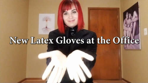 Nina Crowne – New Latex Gloves at Work 720p - Cover