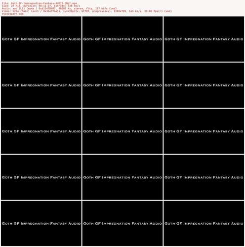 Nina Crowne - Goth GF Impregnation Fantasy AUDIO ONLY 720p - Preview