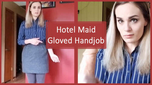 Nina Crowne – Hotel Maid Gloved Handjob 720p - Cover
