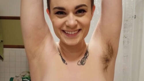 Nina Crowne – Hairy Armpit Shaving 720p - Cover