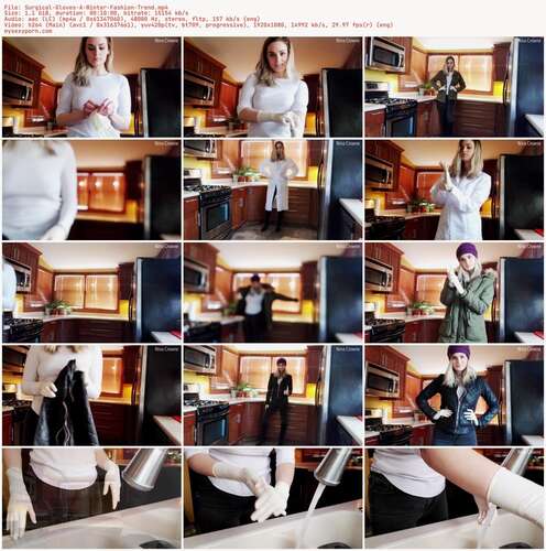 Nina Crowne - Surgical Gloves A Winter Fashion Trend 1080p - Preview