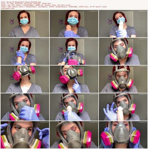 Nina Crowne - Nurse in Respirator Gives Handjob 1080p - Preview